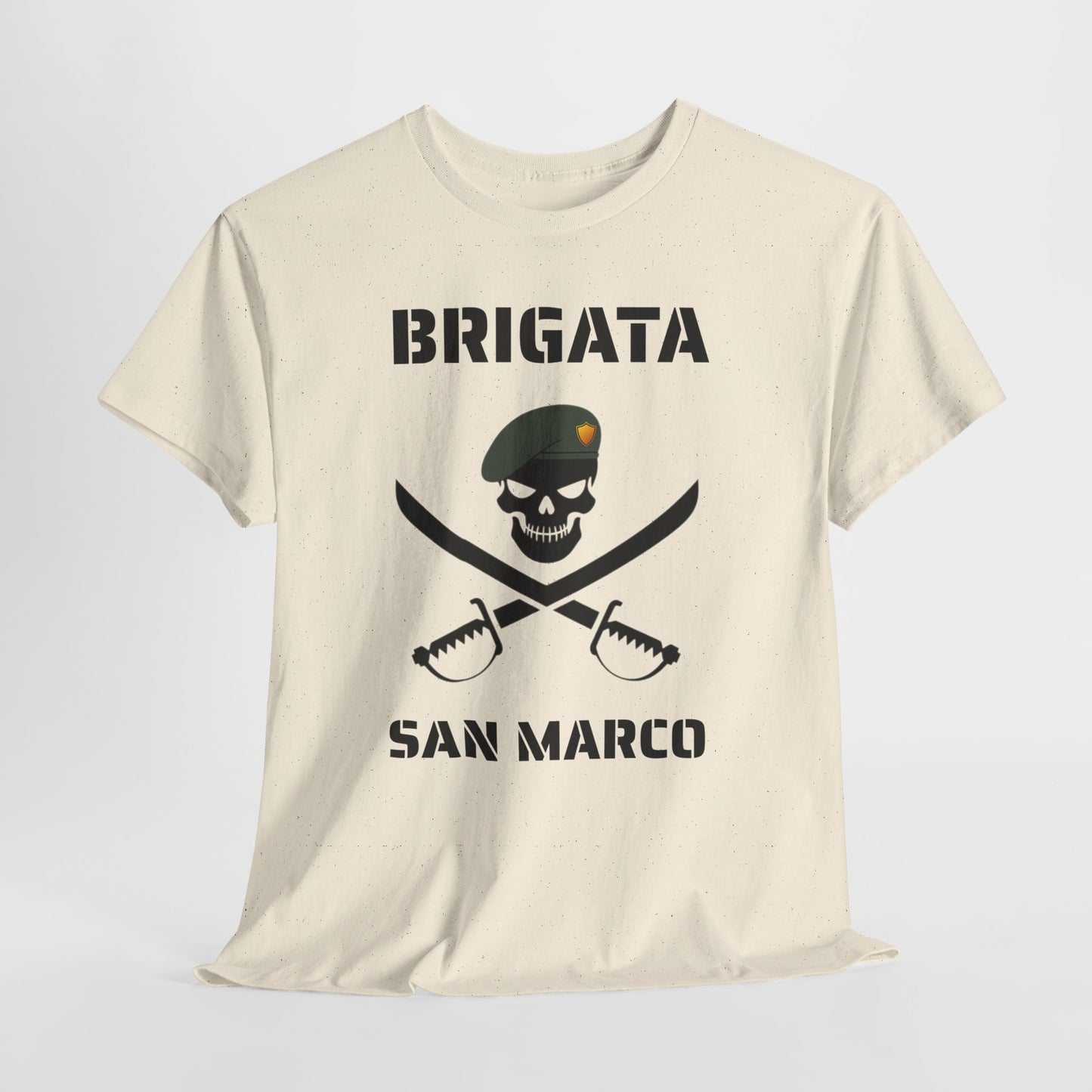 Brigata San Marco Skull T-Shirt — Marina Militare Pirate-Style Tee for Military Fans