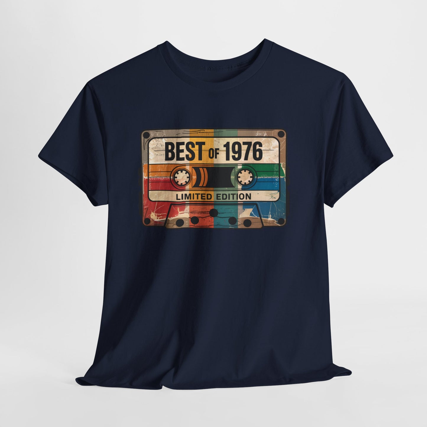 1976 Vintage Cassette 50th Birthday T-Shirt - Limited Edition Retro Bday Tee