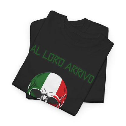 Maglietta Arditi Italiani | T-Shirt Teschio Tricolore Pugnale | Idea Regalo Storia Militare