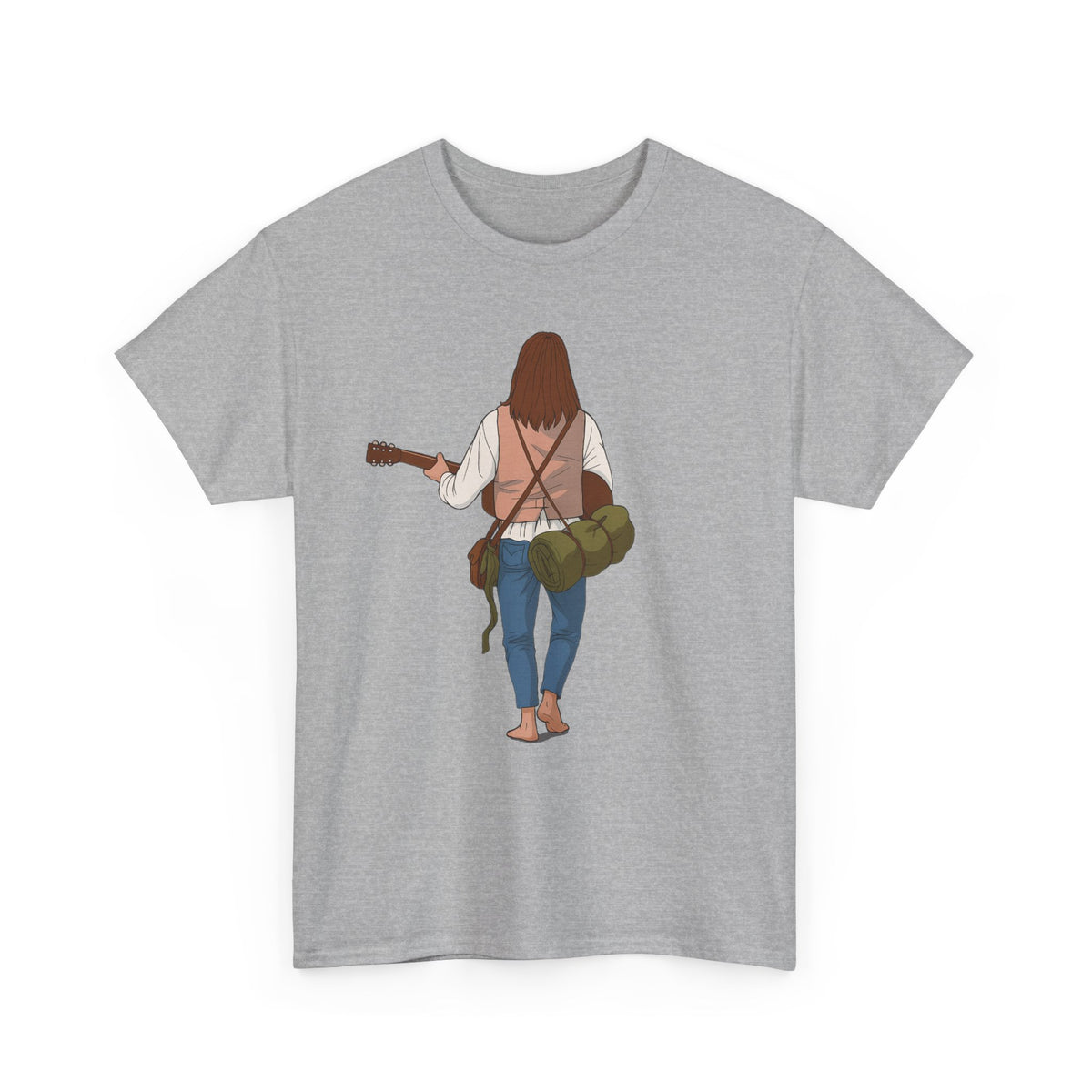 T-Shirt Il Vagabondo | Maglietta Vintage Anni 80 Retrò | Cotone Pesante | Idea Regalo