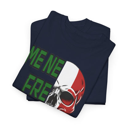 Maglietta Arditi "Me Ne Frego" - T-Shirt Patriottica con Teschio Tricolore