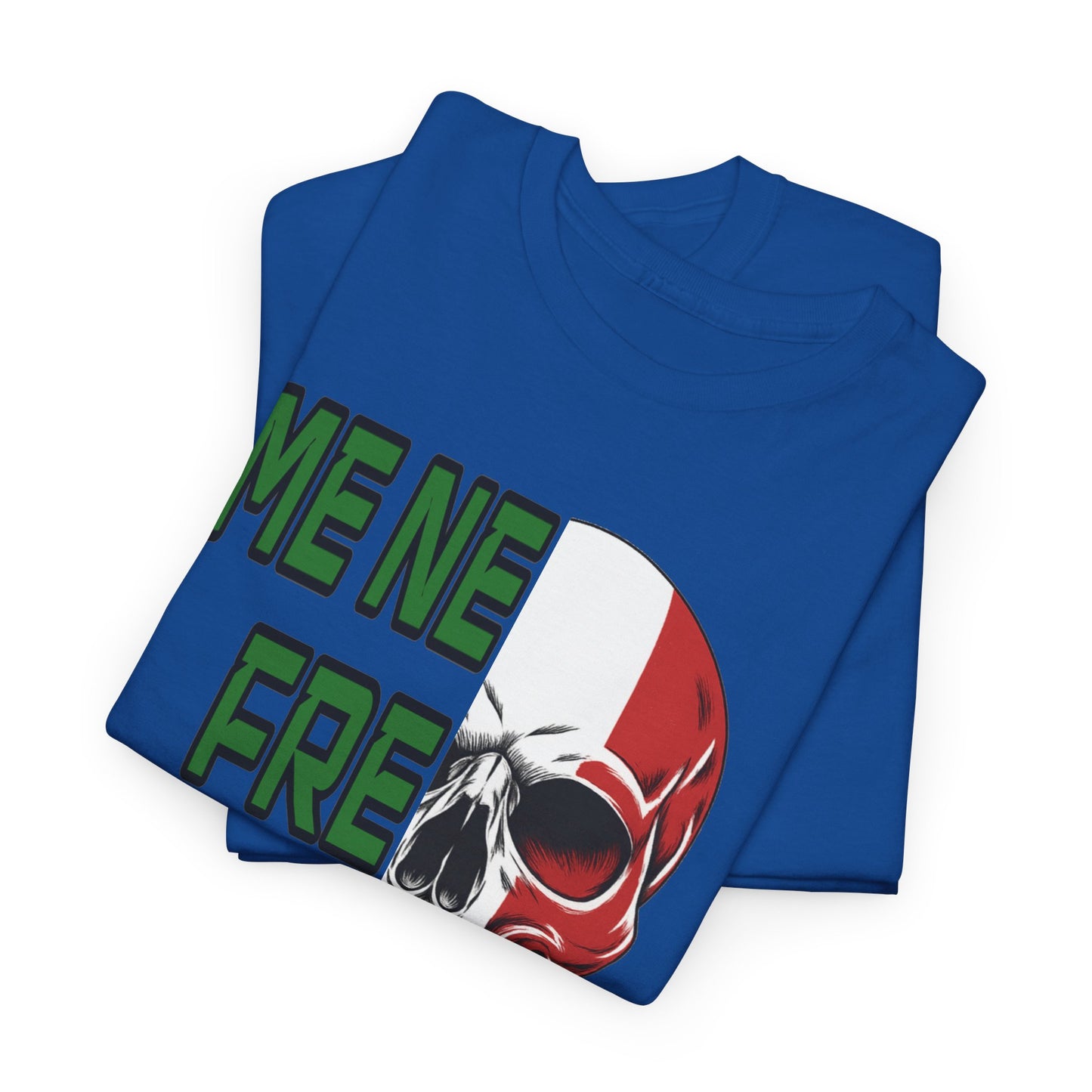 Maglietta Arditi "Me Ne Frego" - T-Shirt Patriottica con Teschio Tricolore