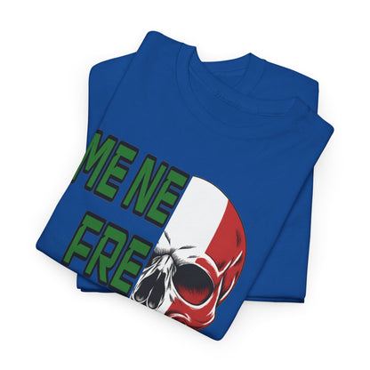 Maglietta Arditi "Me Ne Frego" - T-Shirt Patriottica con Teschio Tricolore