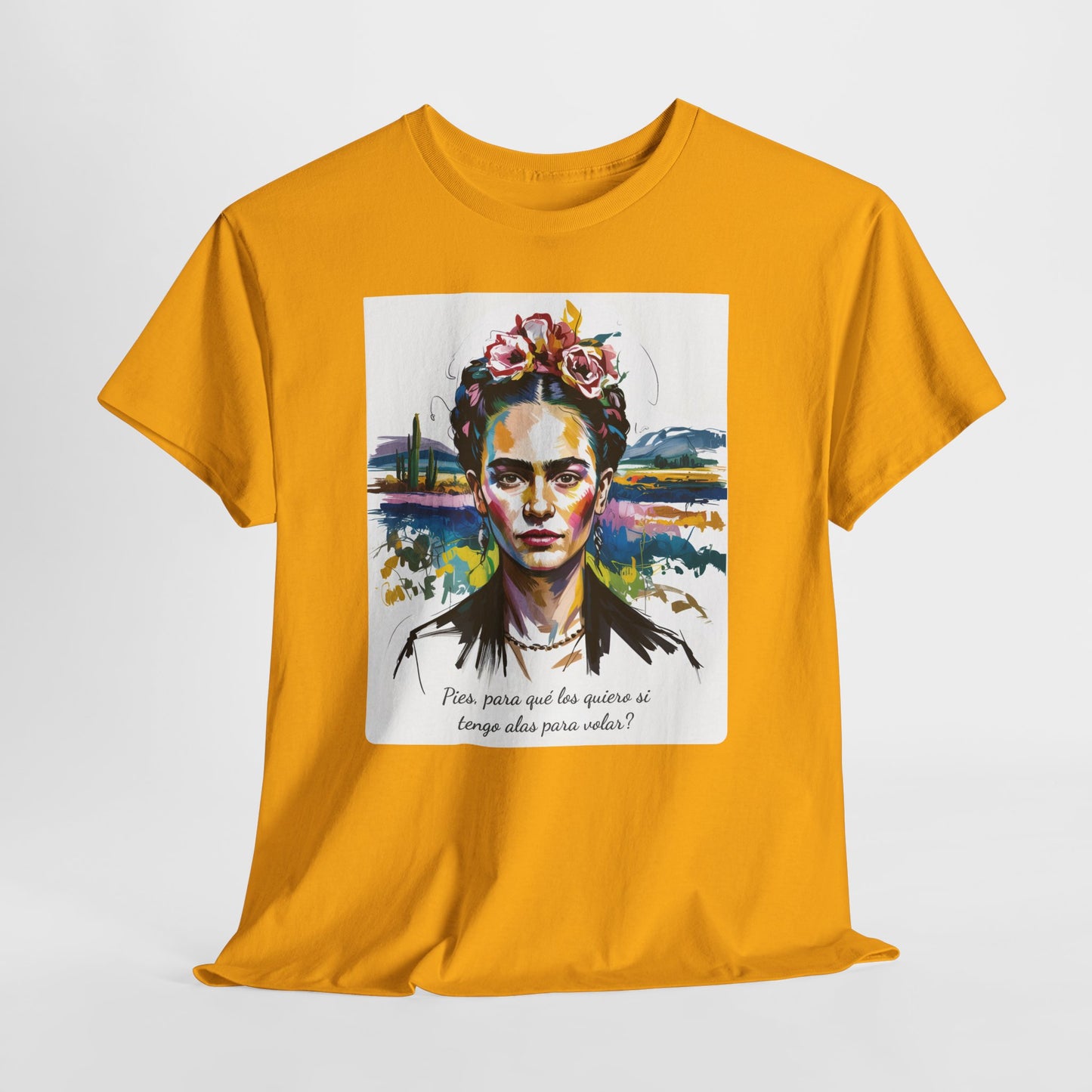 Frida Kahlo T-Shirt, Maglietta con Citazione di Frida Kahlo, Mexican Artist Tee, Gift for Art Lover, Unisex Cotton Tee, Art Inspired Shirt