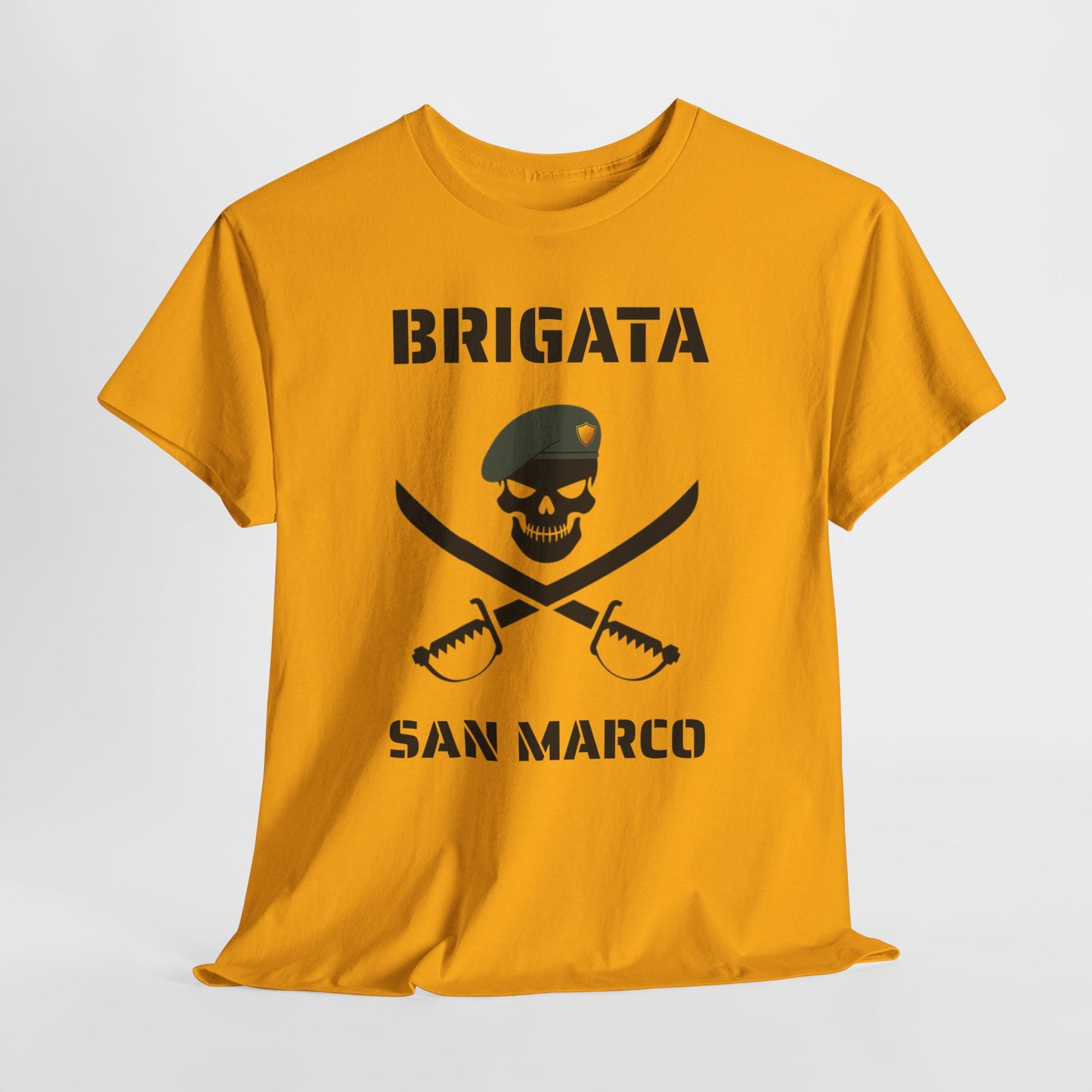Brigata San Marco Skull T-Shirt — Marina Militare Pirate-Style Tee for Military Fans