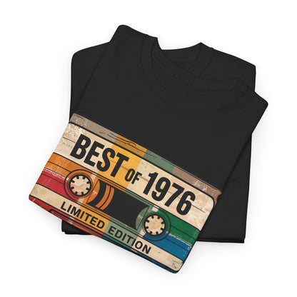 1976 Vintage Cassette 50th Birthday T-Shirt - Limited Edition Retro Bday Tee