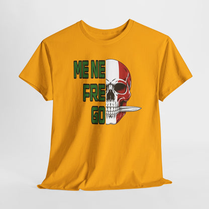 T-Shirt Arditi "Me Ne Frego" | Teschio Tricolore Italiano — Maglietta Militare Vintage
