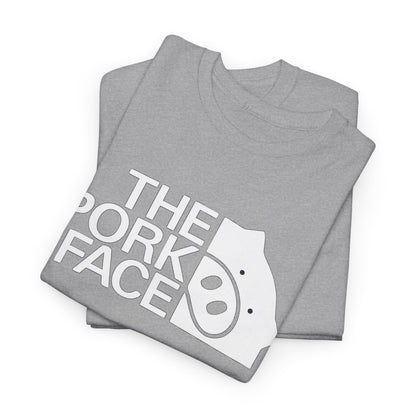 The Pork Face Funny Pig Parody T-Shirt | Pig Lover Graphic Tee