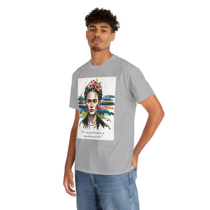 Frida Kahlo T-Shirt, Maglietta con Citazione di Frida Kahlo, Mexican Artist Tee, Gift for Art Lover, Unisex Cotton Tee, Art Inspired Shirt