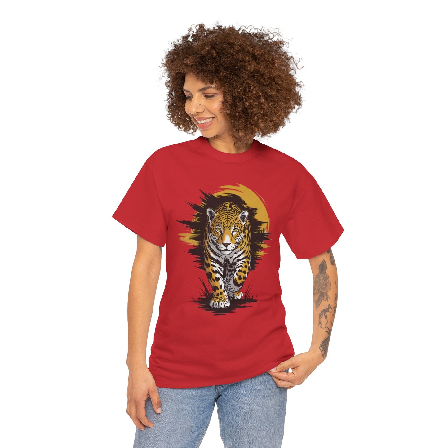 Jaguar Graphic T-Shirt — Big Cat Spirit Animal Tee