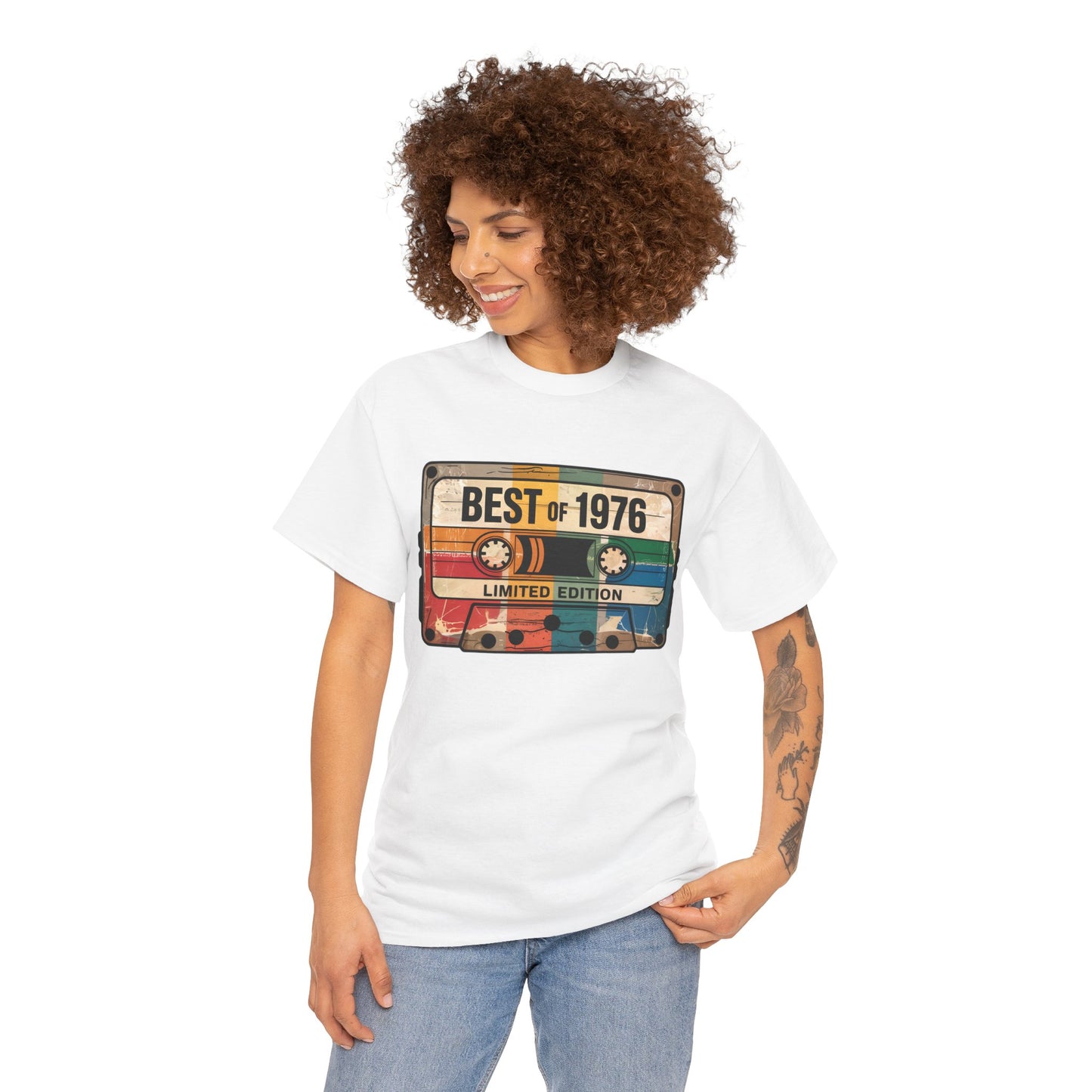 1976 Vintage Cassette 50th Birthday T-Shirt - Limited Edition Retro Bday Tee