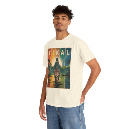 Tikal Jaguar T-Shirt — Guatemala Petén Animal Design