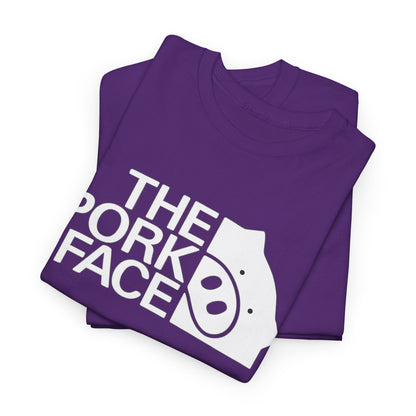 The Pork Face Funny Pig Parody T-Shirt | Pig Lover Graphic Tee