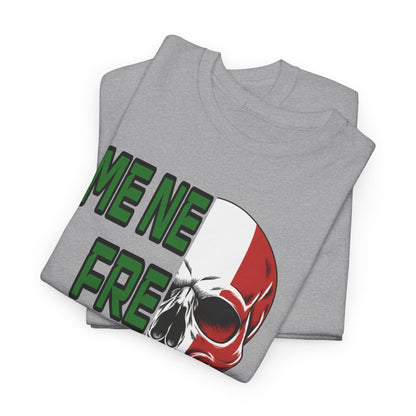 Maglietta Arditi "Me Ne Frego" - T-Shirt Patriottica con Teschio Tricolore
