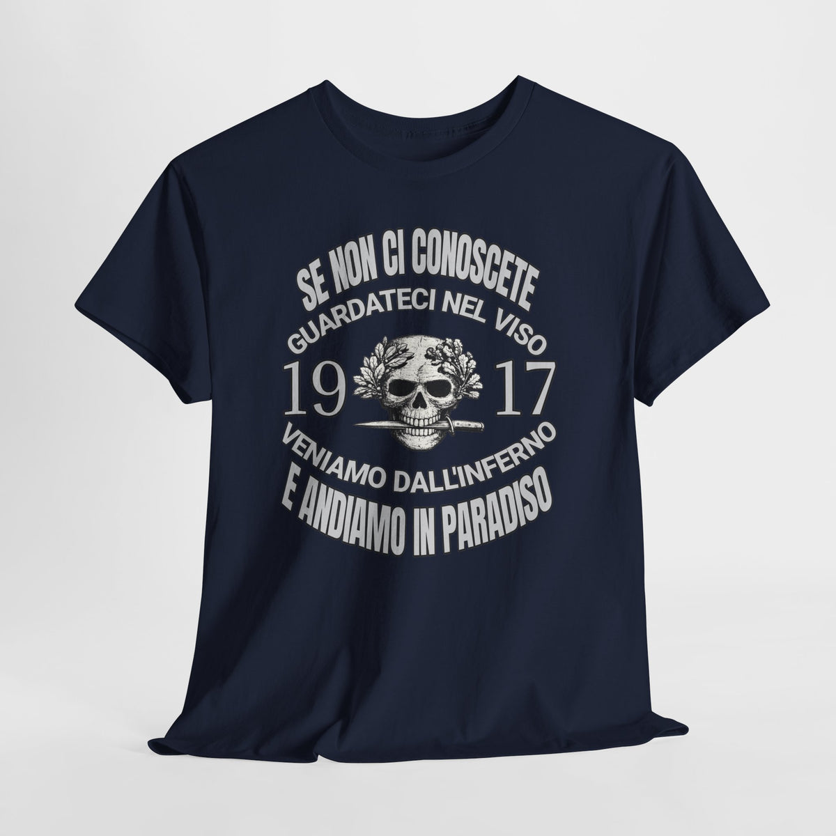 T-Shirt Arditi 1917 Me Ne Frego Militaria Italiana Grande Guerra Teschio