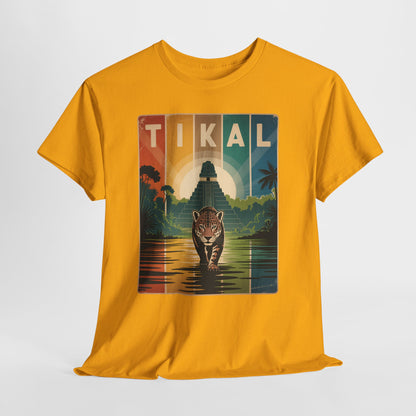Tikal Jaguar T-Shirt — Guatemala Petén Animal Design