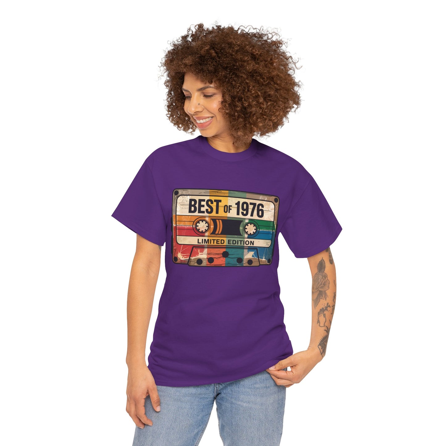 1976 Vintage Cassette 50th Birthday T-Shirt - Limited Edition Retro Bday Tee