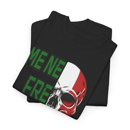 Maglietta Arditi "Me Ne Frego" - T-Shirt Patriottica con Teschio Tricolore