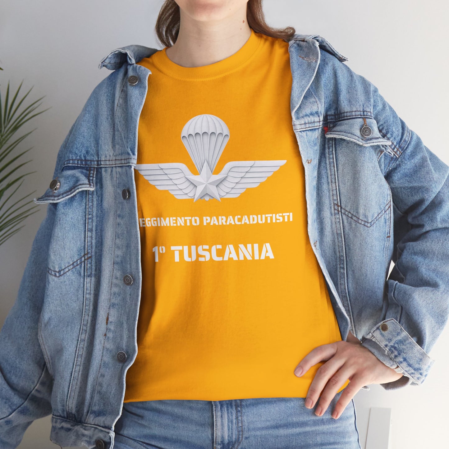 Paracadutisti Reggimento Tuscania Emblema T-Shirt | 1 Tuscania Paratrooper
