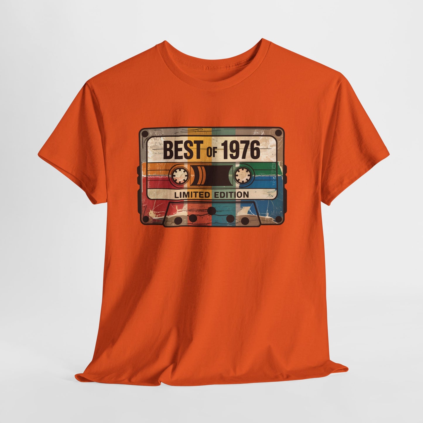 1976 Vintage Cassette 50th Birthday T-Shirt - Limited Edition Retro Bday Tee