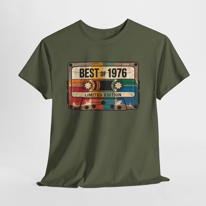1976 Vintage Cassette 50th Birthday T-Shirt - Limited Edition Retro Bday Tee