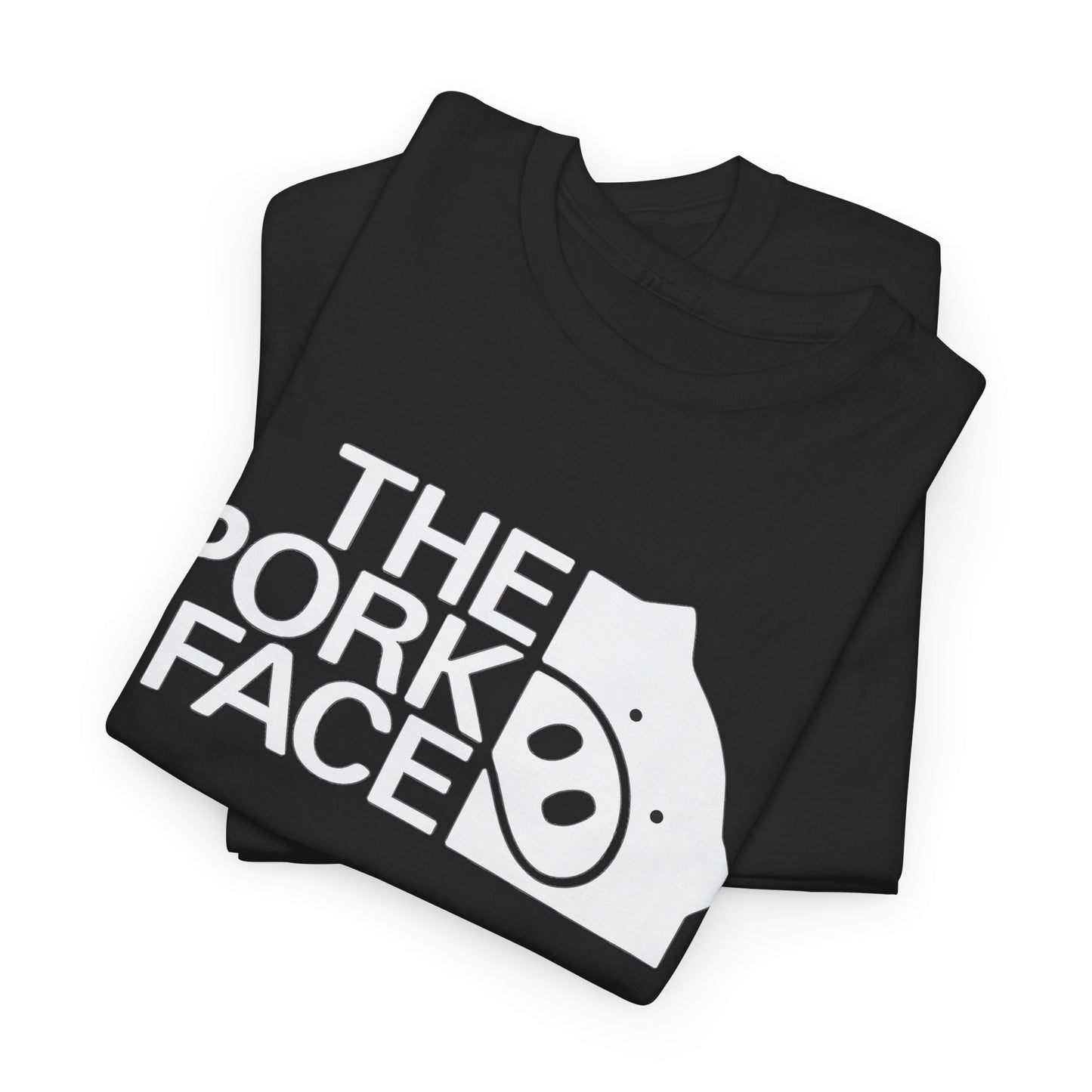 The Pork Face Funny Pig Parody T-Shirt | Pig Lover Graphic Tee