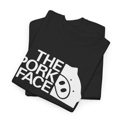 The Pork Face Funny Pig Parody T-Shirt | Pig Lover Graphic Tee