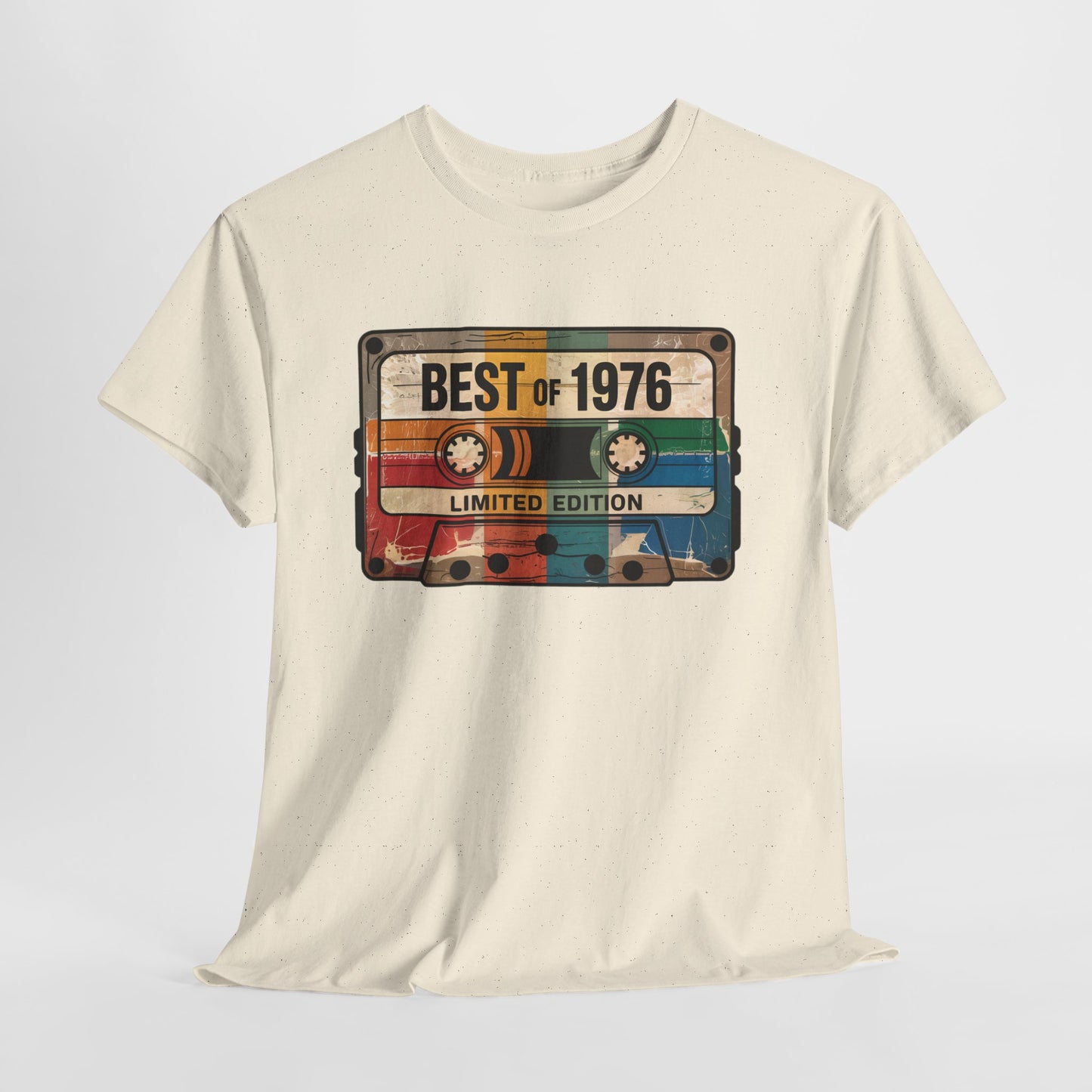 1976 Vintage Cassette 50th Birthday T-Shirt - Limited Edition Retro Bday Tee