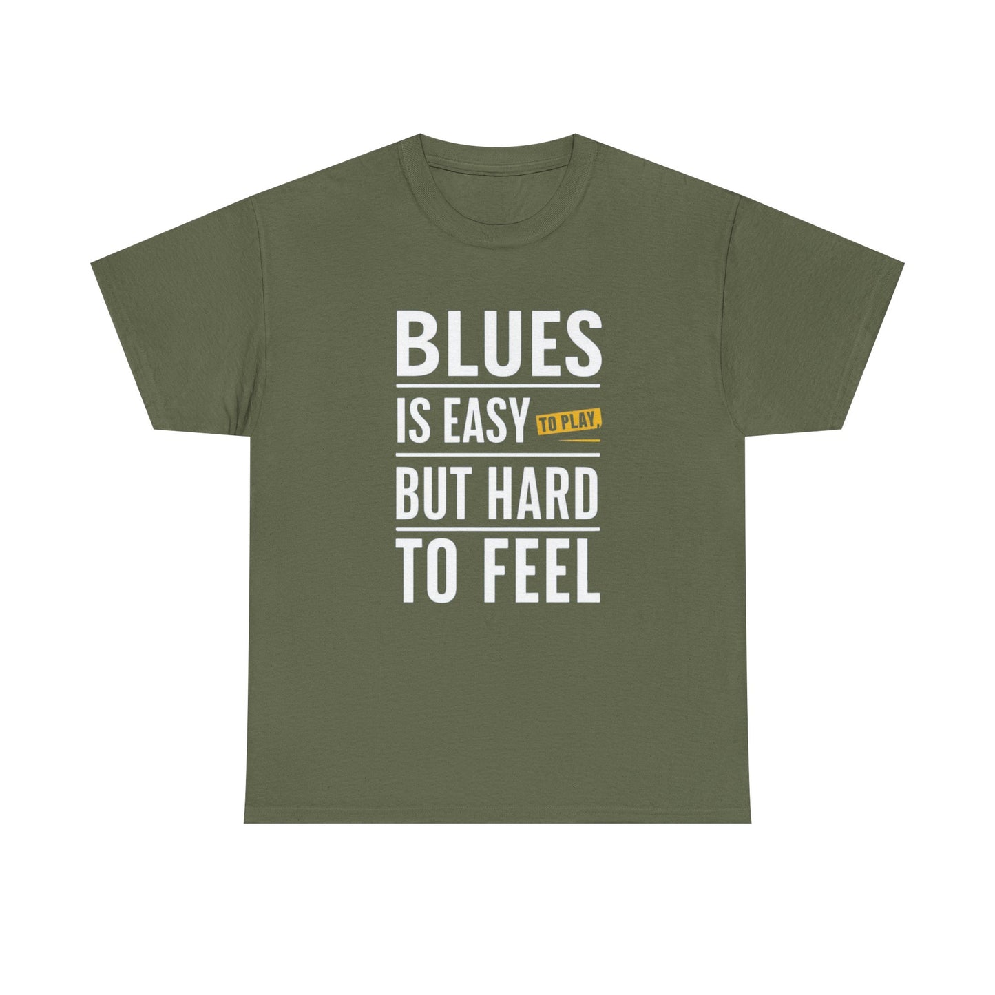 Blues Music Tee - Jimi Hendrix Quote Graphic T-Shirt for Music Lovers