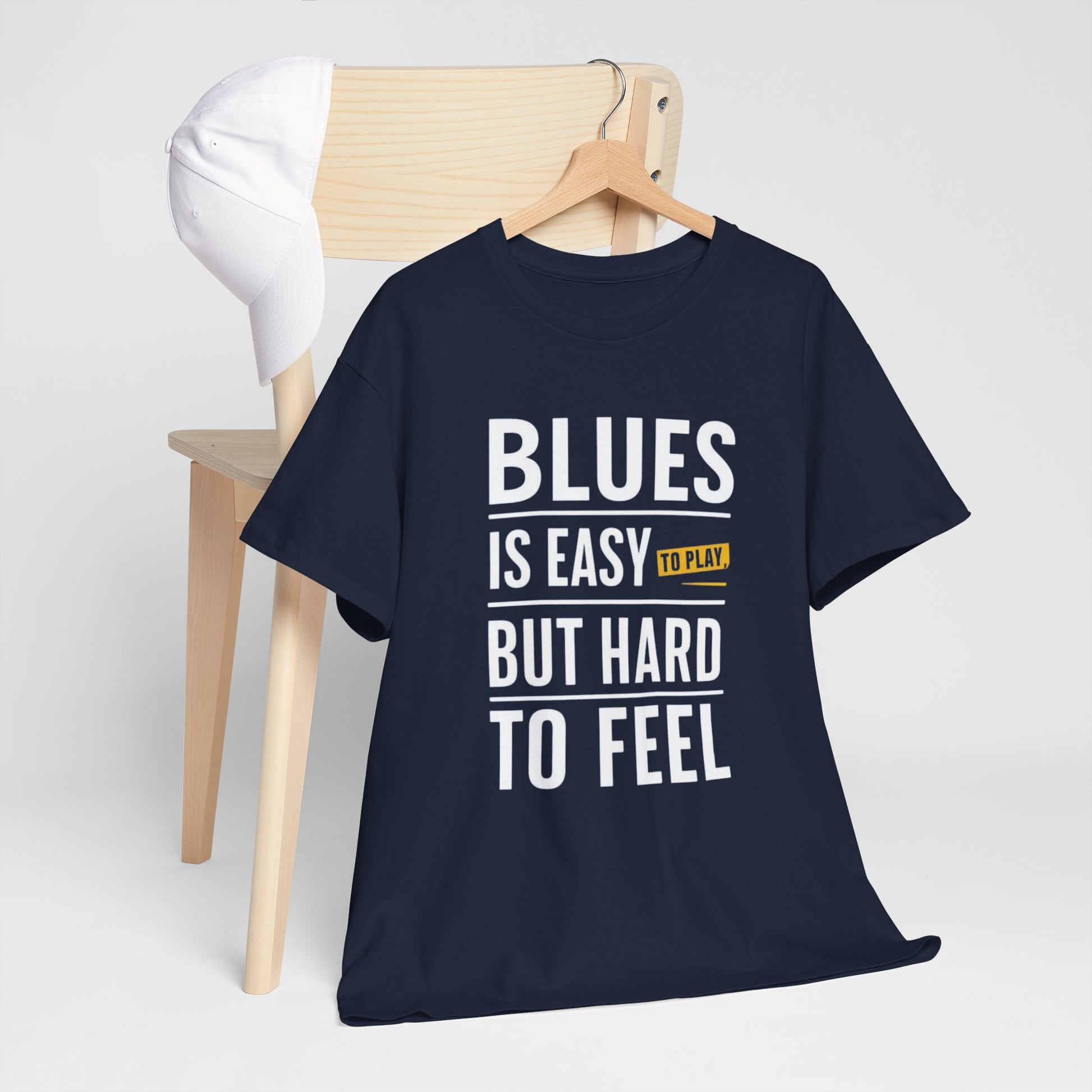 Blues Music Tee - Jimi Hendrix Quote Graphic T-Shirt for Music Lovers