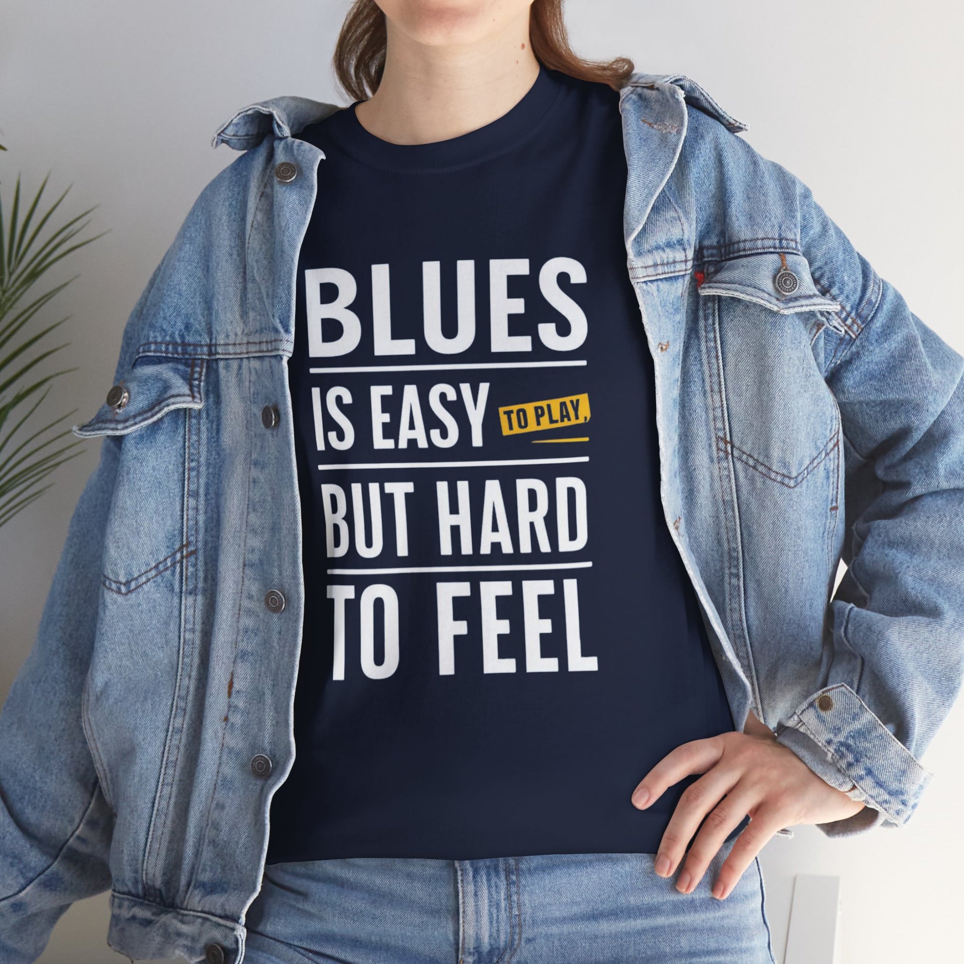 Blues Music Tee - Jimi Hendrix Quote Graphic T-Shirt for Music Lovers