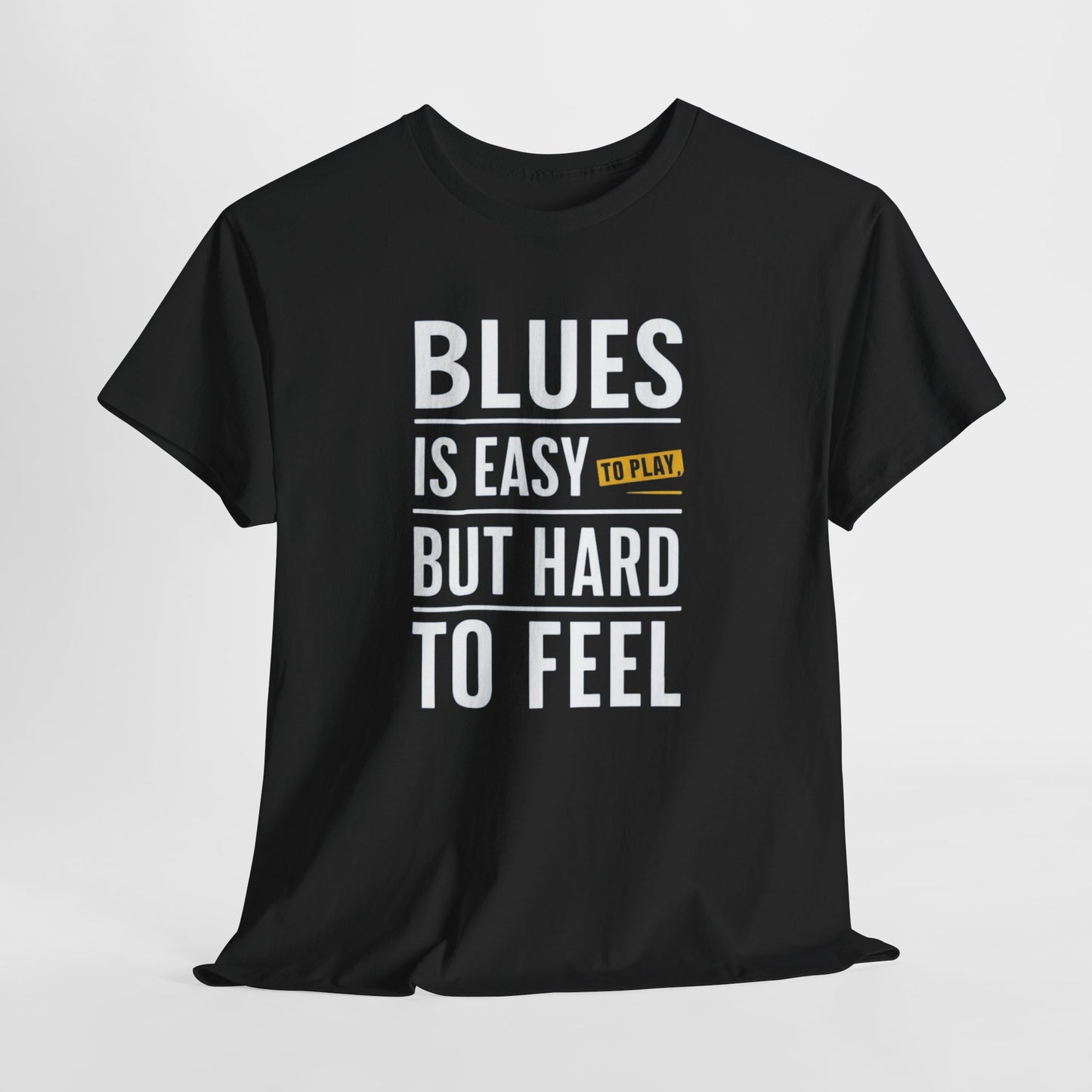 Blues Music Tee - Jimi Hendrix Quote Graphic T-Shirt for Music Lovers