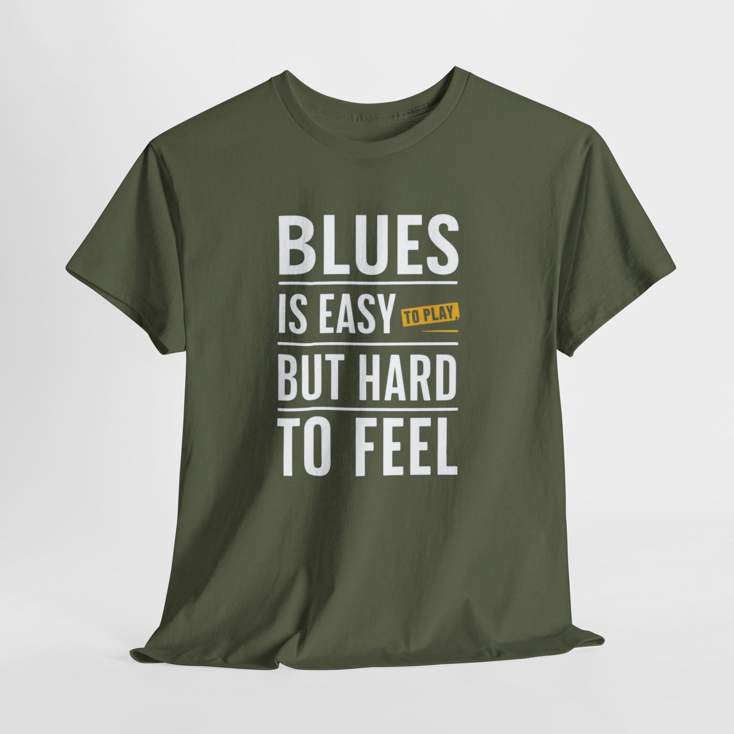 Blues Music Tee - Jimi Hendrix Quote Graphic T-Shirt for Music Lovers