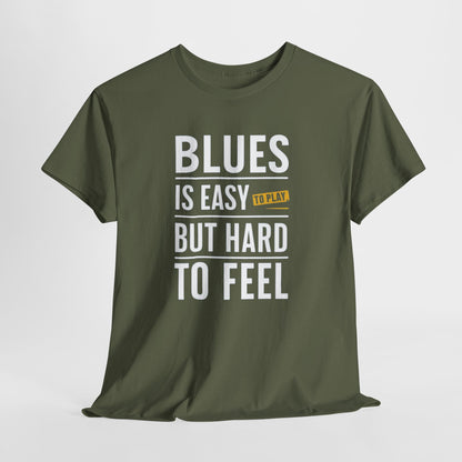 Blues Music Tee - Jimi Hendrix Quote Graphic T-Shirt for Music Lovers