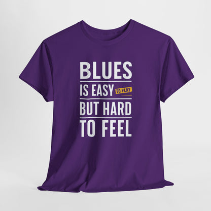 Blues Music Tee - Jimi Hendrix Quote Graphic T-Shirt for Music Lovers