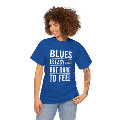 Blues Music Tee - Jimi Hendrix Quote Graphic T-Shirt for Music Lovers