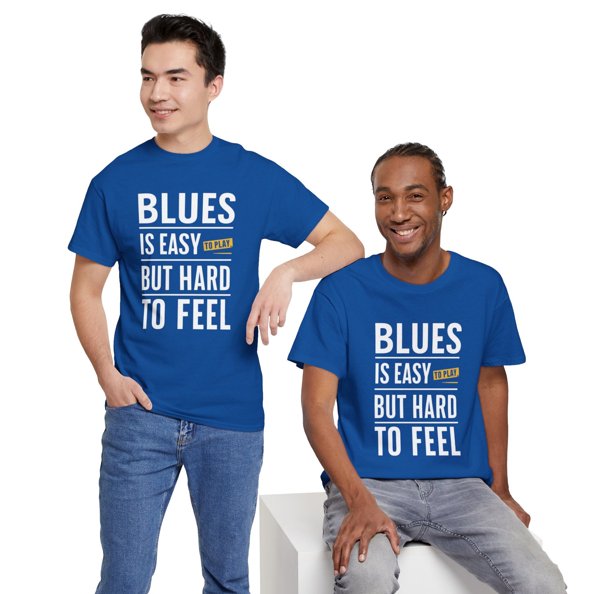 Blues Music Tee - Jimi Hendrix Quote Graphic T-Shirt for Music Lovers