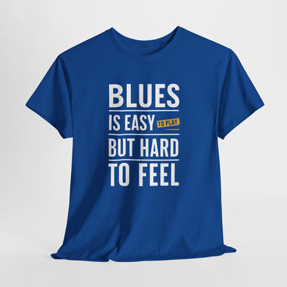 Blues Music Tee - Jimi Hendrix Quote Graphic T-Shirt for Music Lovers