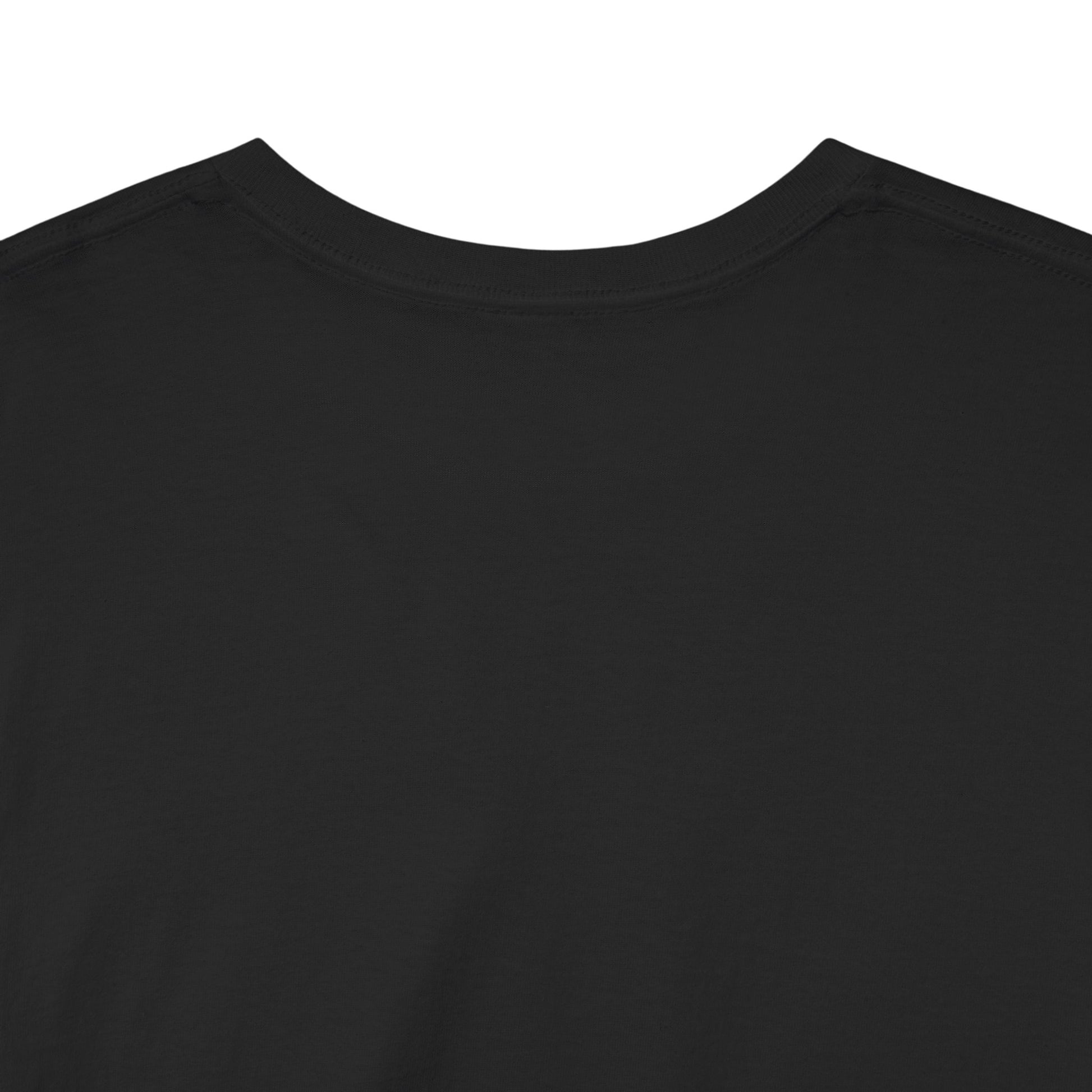 Blues Rock Music T-Shirt - Black Electric Guitar with Ripped Effect
