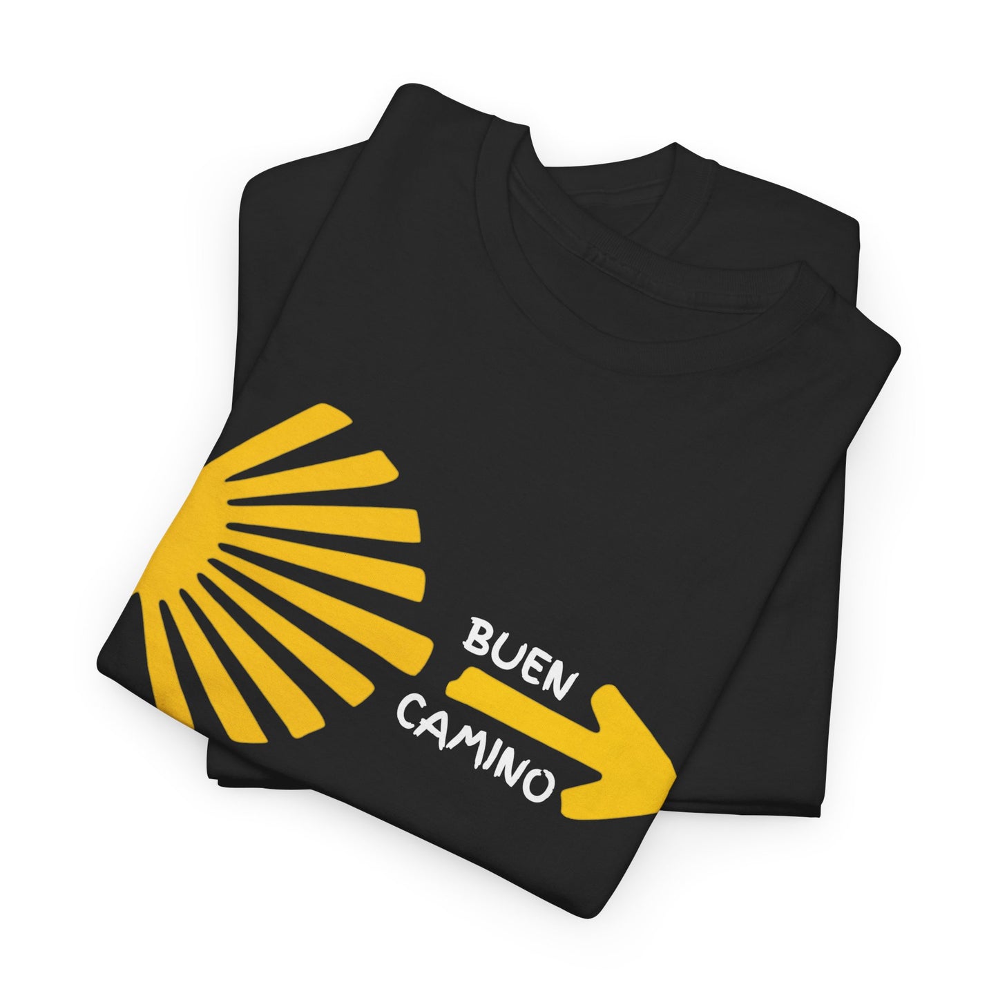 Buen Camino Shirt, Camino de Santiago T-Shirt, Pilgrim Hiking Tee, St. James Way Gift, Camino Arrow Shell Graphic Tee, Travel Walker Shirt