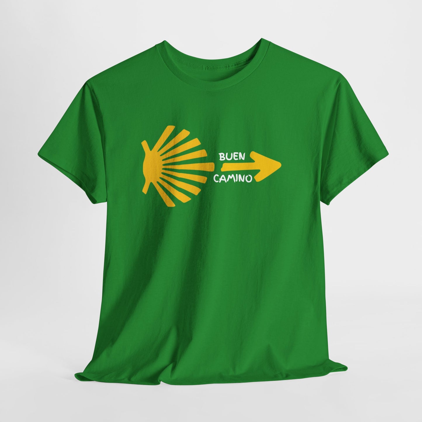 Buen Camino Shirt, Camino de Santiago T-Shirt, Pilgrim Hiking Tee, St. James Way Gift, Camino Arrow Shell Graphic Tee, Travel Walker Shirt
