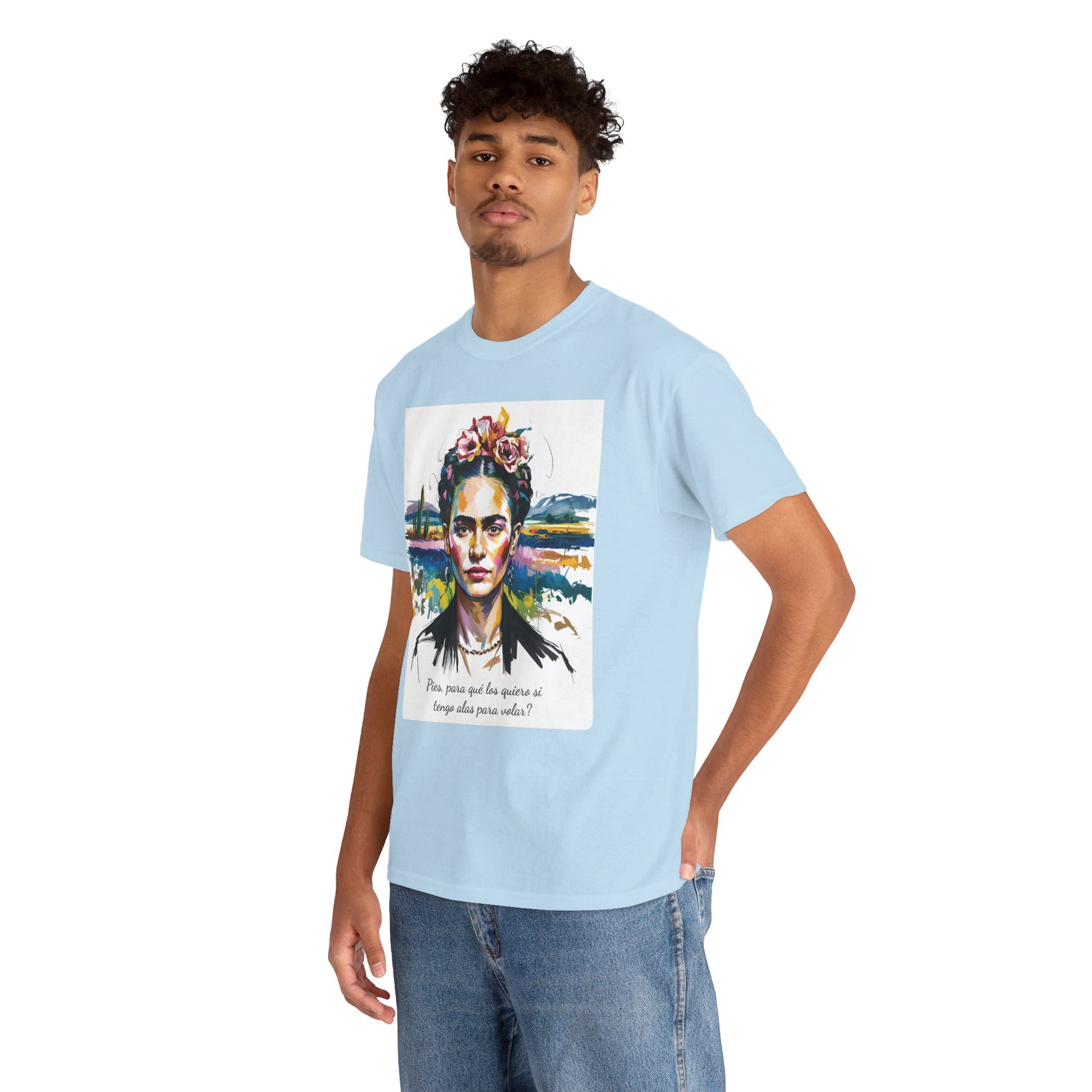 Frida Kahlo T-Shirt, Maglietta con Citazione di Frida Kahlo, Mexican Artist Tee, Gift for Art Lover, Unisex Cotton Tee, Art Inspired Shirt