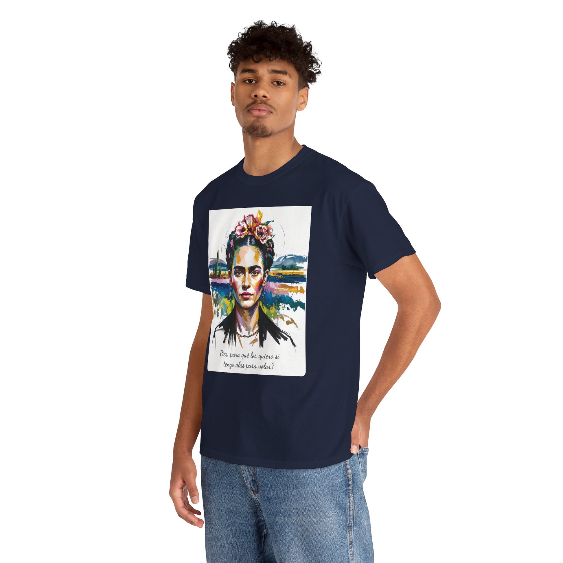 Frida Kahlo T-Shirt, Maglietta con Citazione di Frida Kahlo, Mexican Artist Tee, Gift for Art Lover, Unisex Cotton Tee, Art Inspired Shirt