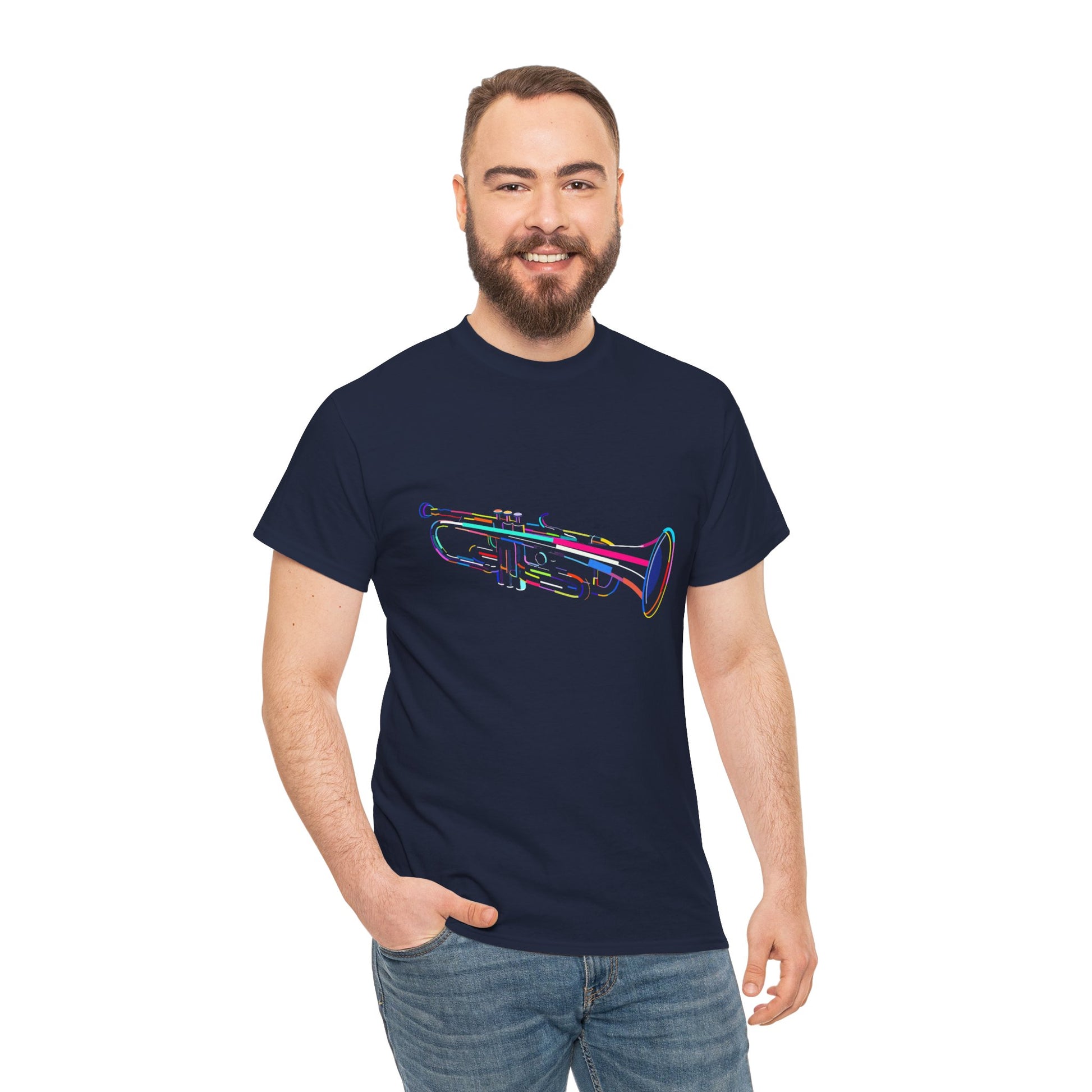 Jazz Trumpet T-Shirt - Musician & Band Geek Tee (Music Teacher Gift)