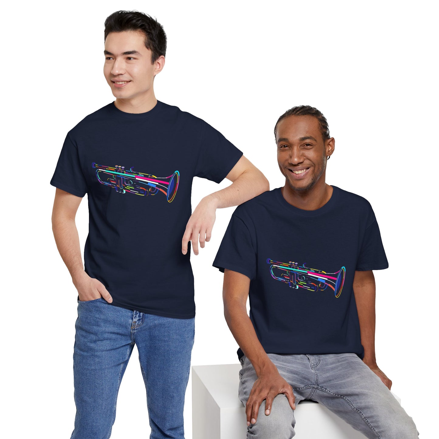 Jazz Trumpet T-Shirt - Musician & Band Geek Tee (Music Teacher Gift)