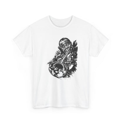 Louis Armstrong Jazz T-Shirt - Maglietta Jazz Tromba | Vintage Jazz Music Tee | Regalo per Amanti del Jazz | Musician Shirt