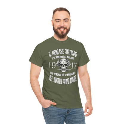 Maglietta Arditi 1917, T-Shirt Vintage Uomo Donna con Teschio, Grafica Storica Militare, Idea Regalo