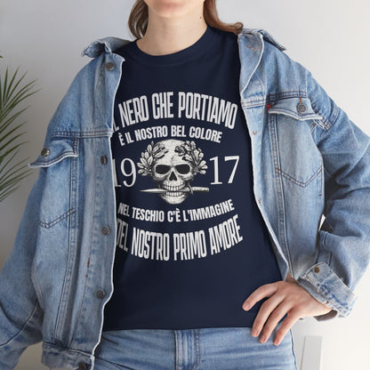 Maglietta Arditi 1917, T-Shirt Vintage Uomo Donna con Teschio, Grafica Storica Militare, Idea Regalo