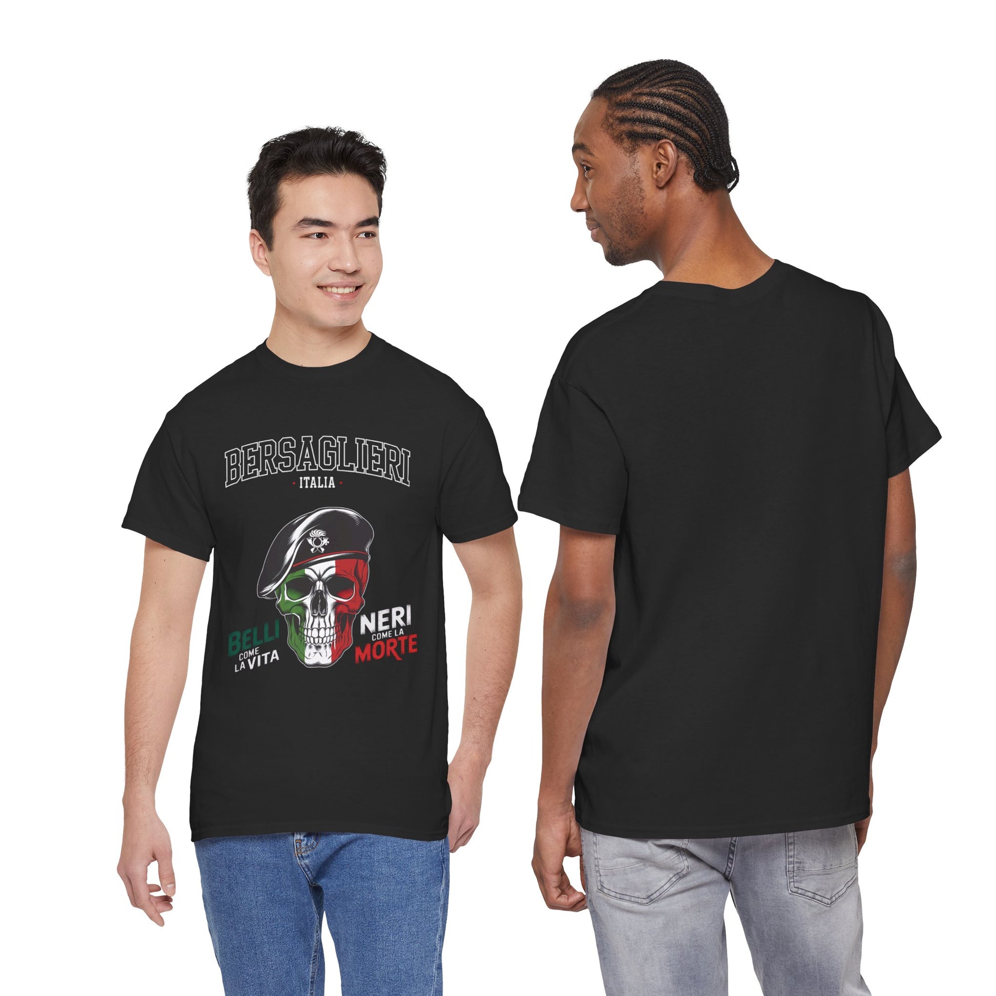 Maglietta Bersaglieri, Maglietta Esercito Italiano, Bersaglieri, Esercito Italiano, Arma dei Bersaglieri, Maglietta Teschio, T-shirt Italia