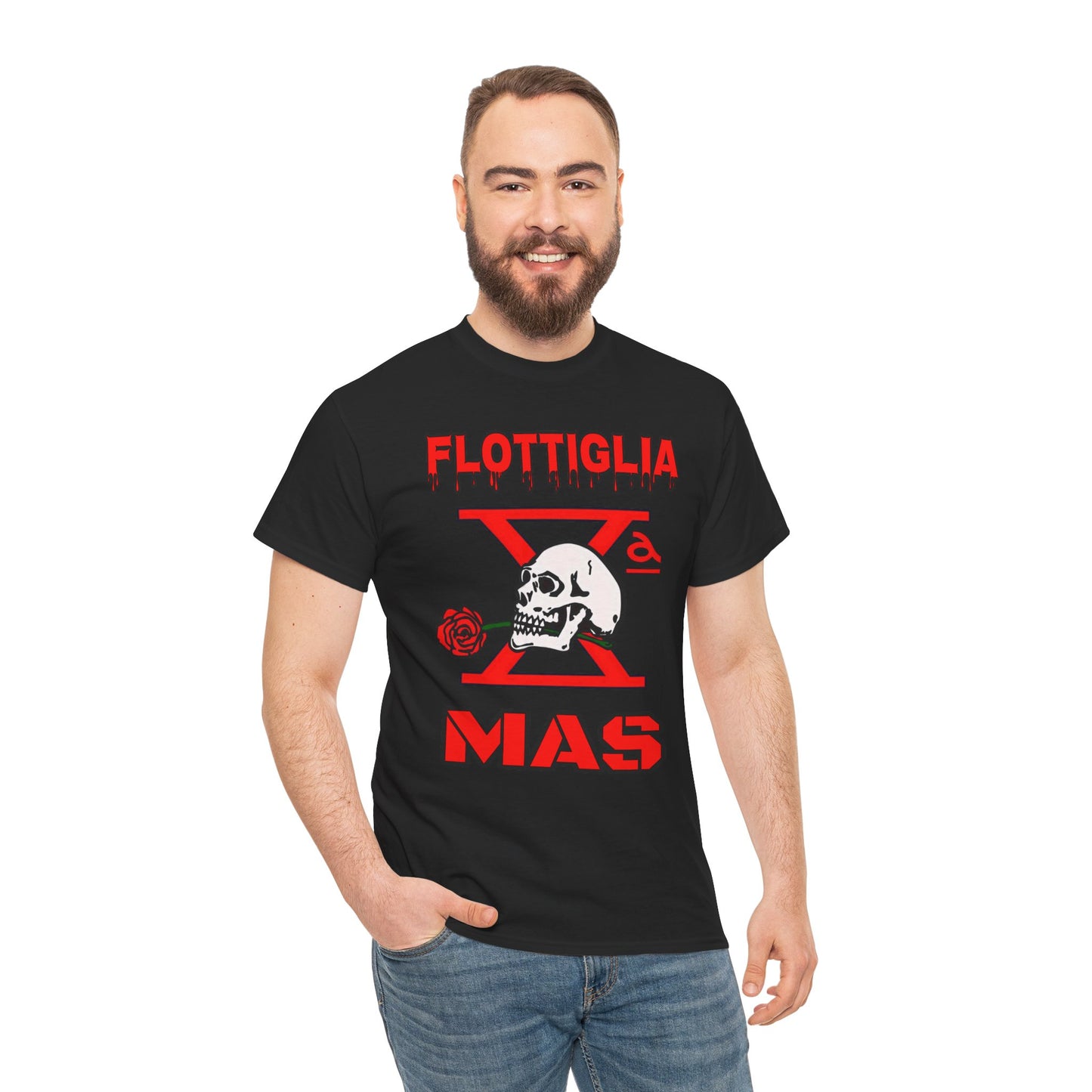 Maglietta Decima Flottiglia MAS - Flottiglia X Mas Design, Marina Militare Corpo Speciale, Marina Italiana